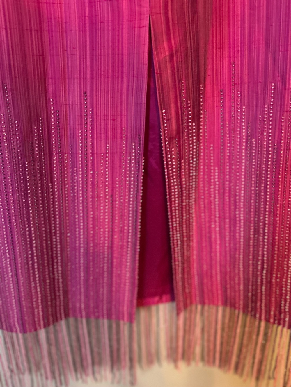Muse silk skirt with fringe - Picture 13 of 15